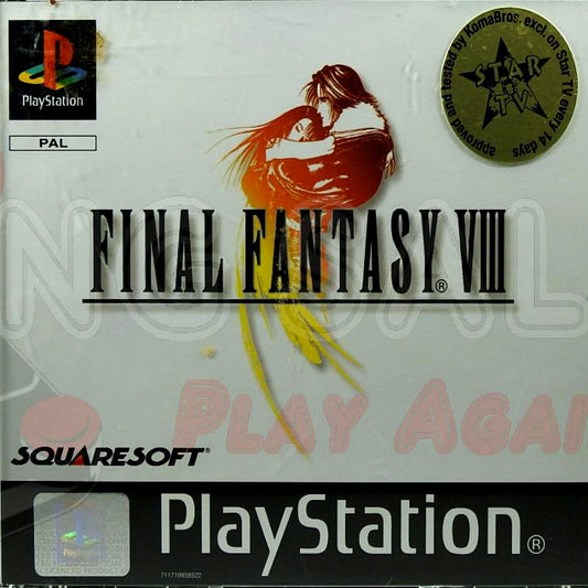 PlayStation Videospiel Final Fantasy VIII Hülle mit Anleitung und Disc 