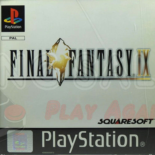 PlayStation Videospiel Final Fantasy 9 Hülle mit Anleitung und Disc