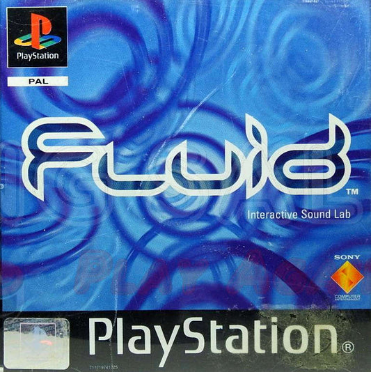 PlayStation Videospiel Fluid Hülle mit Anleitung und Disc