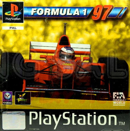 PlayStation Videospiel Formel 1 97 Hülle mit Anleitung und Disc