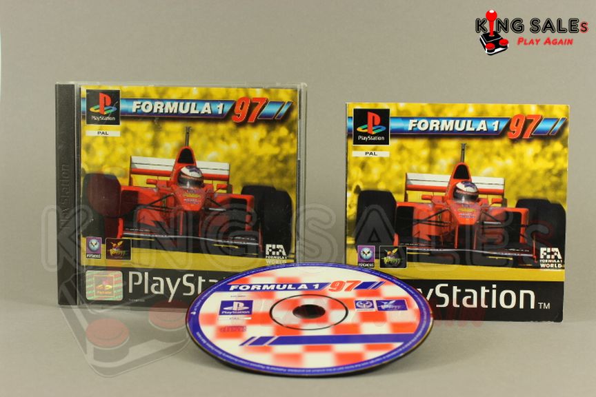 PlayStation Videospiel Formel 1 97 Hülle mit Anleitung und Disc