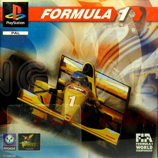 PlayStation Videospiel Formel One Hülle mit Anleitung und Disc