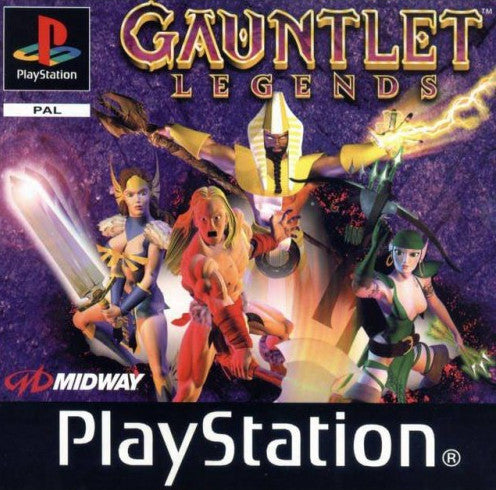 PlayStation Videospiel Gauntlet Legends Hülle mit Anleitung und Disc