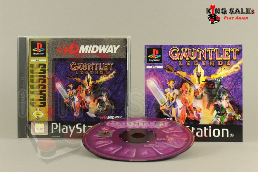 PlayStation Videospiel Gauntlet Legends Hülle mit Anleitung und Disc