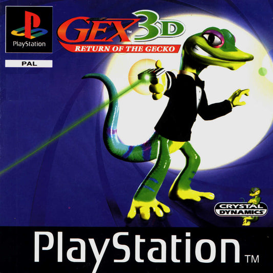PlayStation Videospiel Gex 3D Return of the Gecko Hülle mit Anleitung und Disc