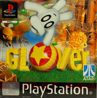 PlayStation Videospiel Glover Hülle mit Anleitung und Disc