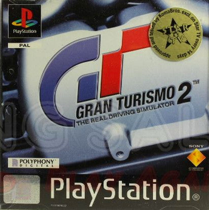 PlayStation Videospiel Gran Turismo 2 Hülle mit Anleitung und Disc