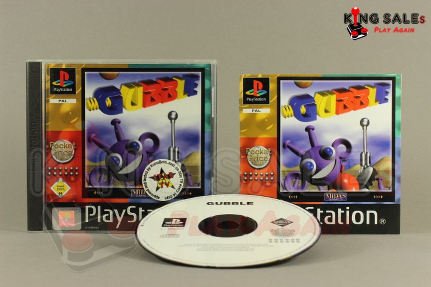 PlayStation Videospiel Gubble Hülle mit Anleitung und Disc