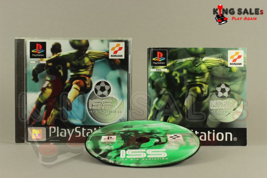 PlayStation Videospiel ISS Pro Evolution Hülle mit Anleitung und Disc