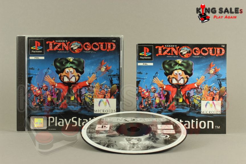 PlayStation Videospiel Iznogoud Hülle mit Anleitung und Disc