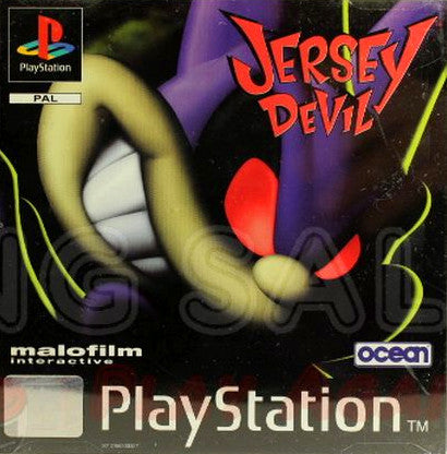 PlayStation Videospiel Jersey Devil Hülle mit Anleitung und Disc