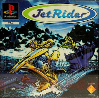 PlayStation Videospiel Jet Rider Hülle mit Anleitung und Disc