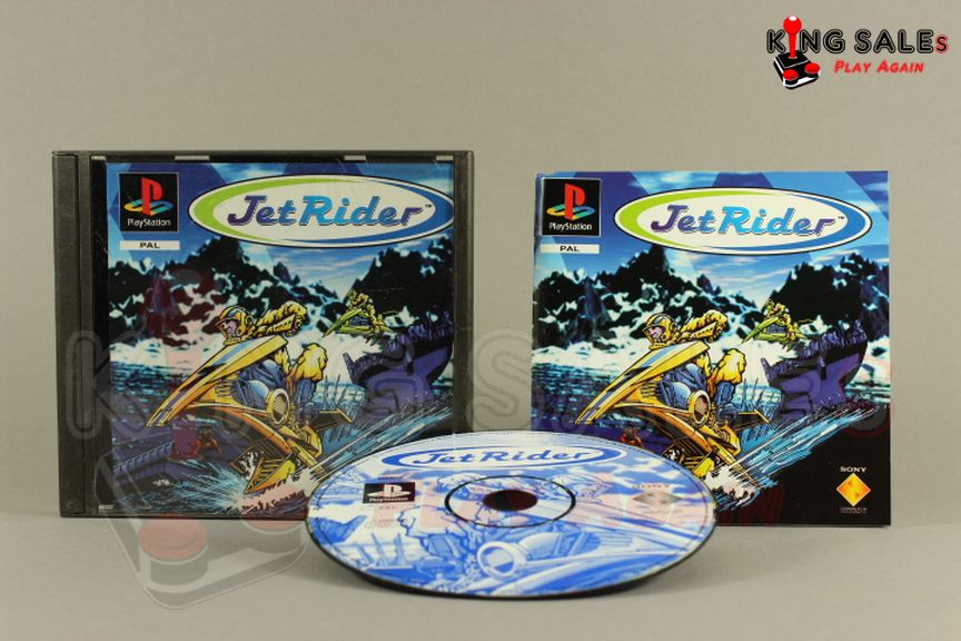 PlayStation Videospiel Jet Rider Hülle mit Anleitung und Disc