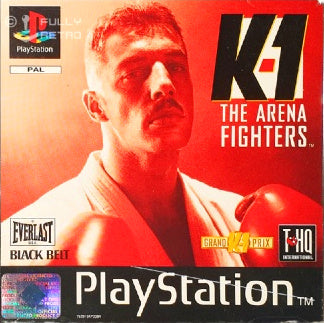 PlayStation Videospiel K-1 Arena Fighter Hülle mit Anleitung und Disc