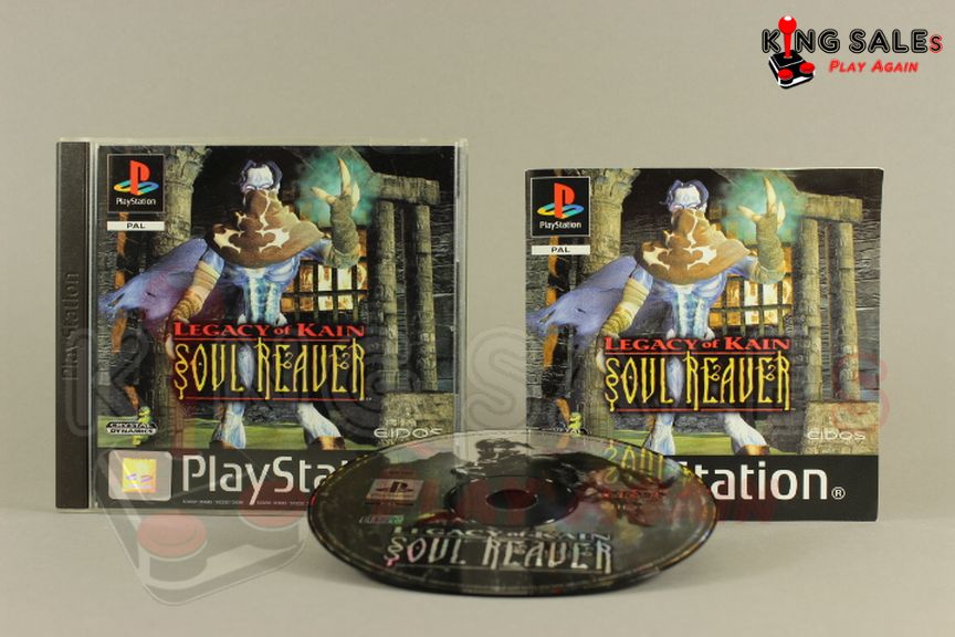 PlayStation Videospiel Legacy of Kain Soul Reaver Hülle mit Anleitung und Disc