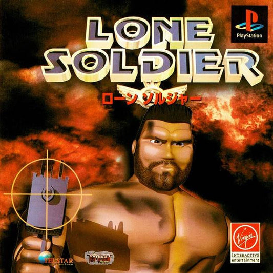 PlayStation Videospiel Lone Soldier Hülle mit Anleitung und Disc