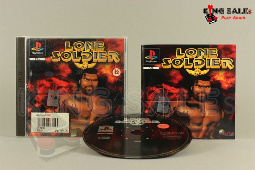 PlayStation Videospiel Lone Soldier Hülle mit Anleitung und Disc