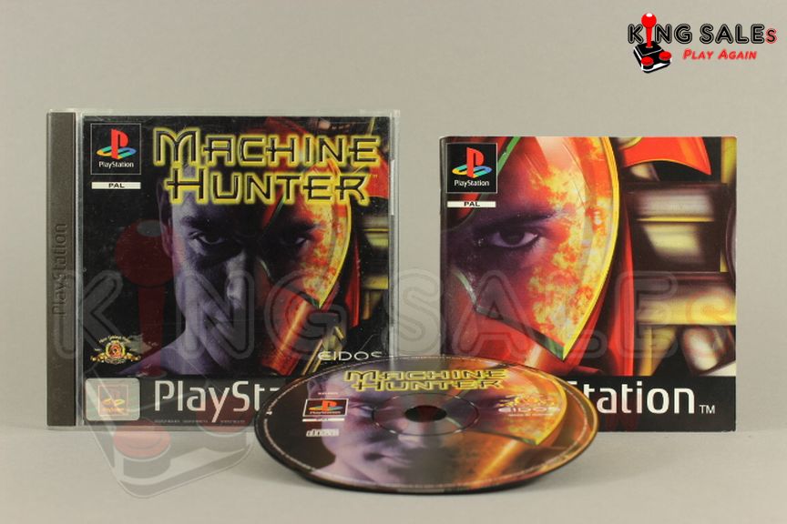 PlayStation Videospiel MAchine Hunter Hülle mit Anleitung und Disc