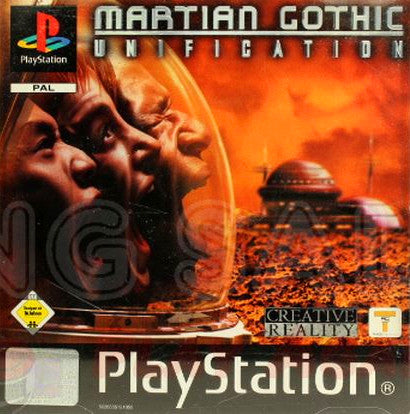 PlayStation Videospiel MArtian Gothic Unification Hülle mit Anleitung und Disc