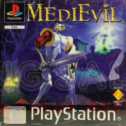 PlayStation Videospiel MEdiEvil Hülle mit Anleitung und Disc