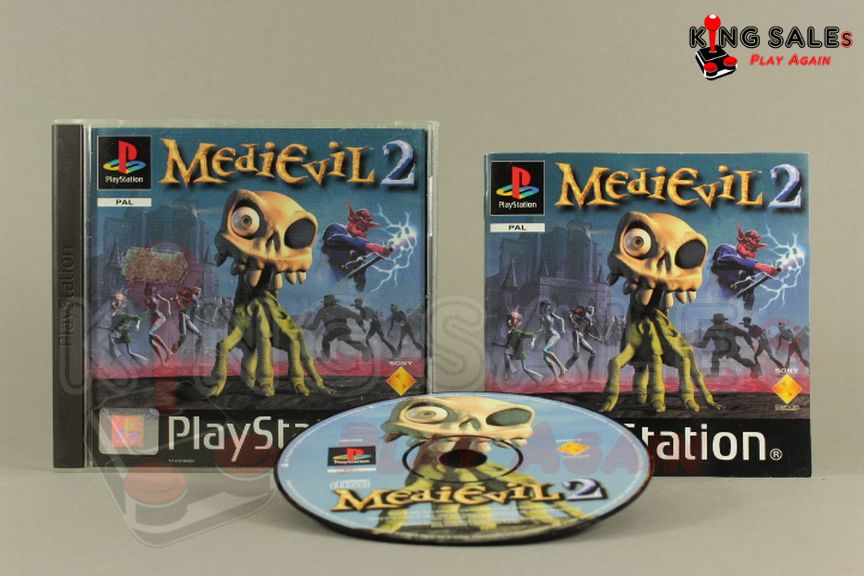 PlayStation Videospiel MediEvil 2 Hülle mit Anleitung und Disc