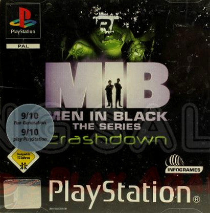 PlayStation Videospiel Man in Black The Series CRashdown Hülle mit Anleitung und Disc