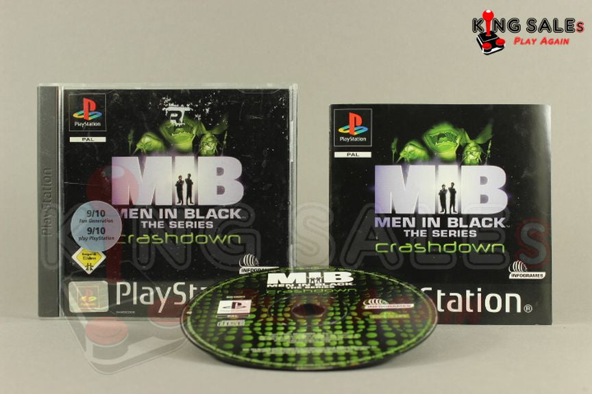 PlayStation Videospiel Man in Black The Series CRashdown Hülle mit Anleitung und Disc