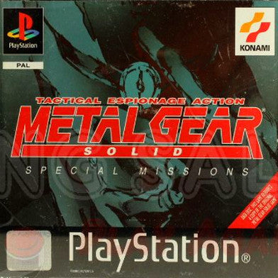 PlayStation Videospiel Metal GEar Solid Special Mission Hülle mit Anleitung und Disc