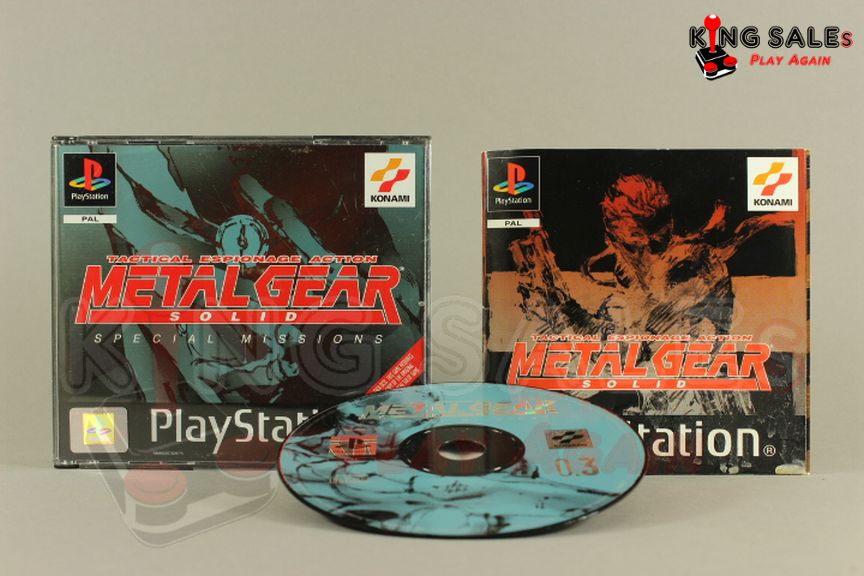 PlayStation Videospiel Metal GEar Solid Special Mission Hülle mit Anleitung und Disc