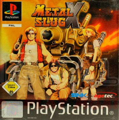 PlayStation Videospiel Metal Slug X Hülle mit Anleitung und Disc