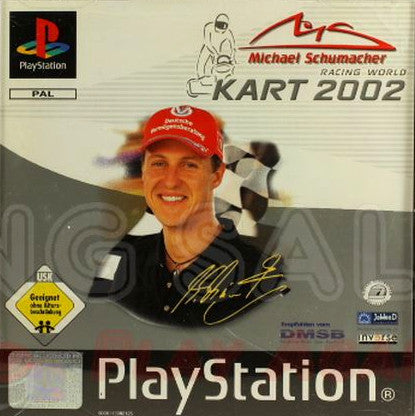 PlayStation Videospiel Michael Schumacher Kart 2002 Hülle mit Anleitung und Disc