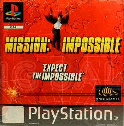 PlayStation Videospiel Mission: Impossible Hülle mit Anleitung und Disc