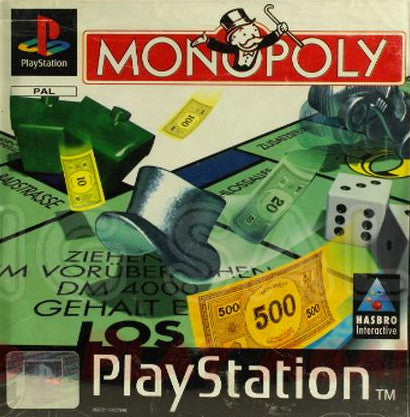 PlayStation Videospiel Monopoly Hülle mit Anleitung und Disc