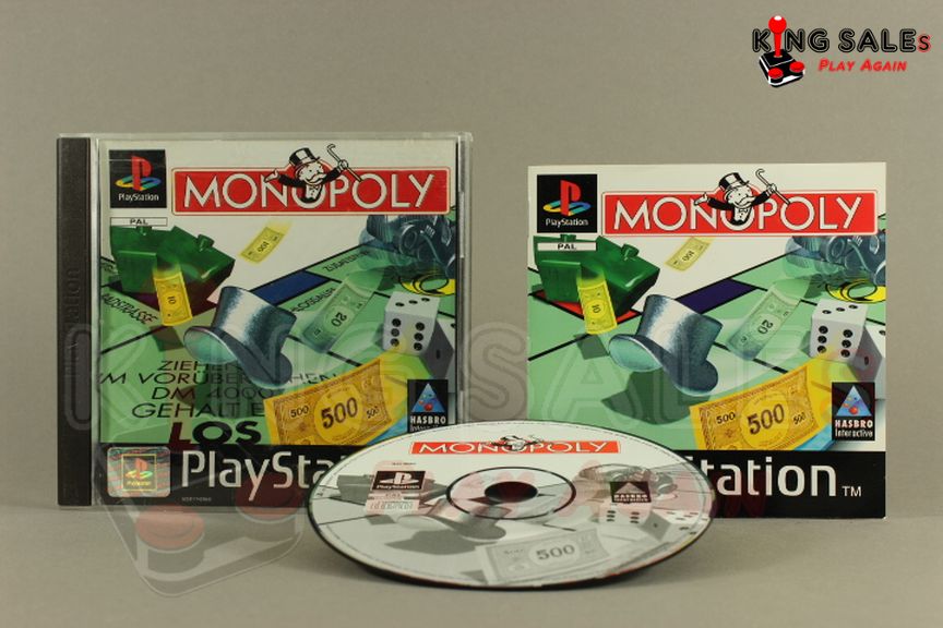 PlayStation Videospiel Monopoly Hülle mit Anleitung und Disc