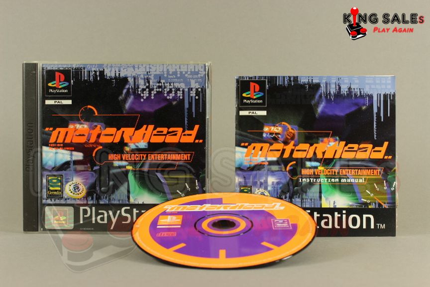 PlayStation Videospiel Motorhead Hülle mit Anleitung und Disc