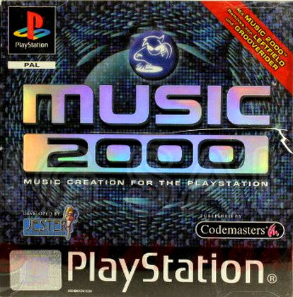 PlayStation Videospiel Music 2000 Hülle mit Anleitung und Disc