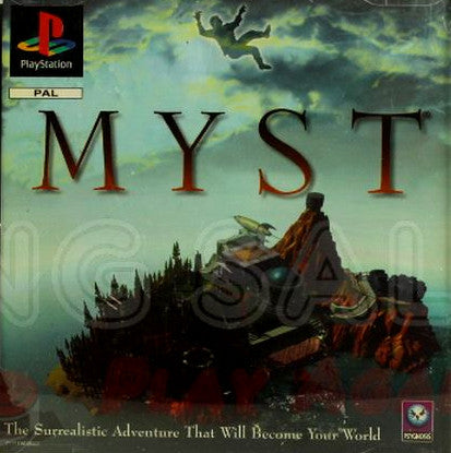 PlayStation Videospiel Myst Hülle mit Anleitung und Disc