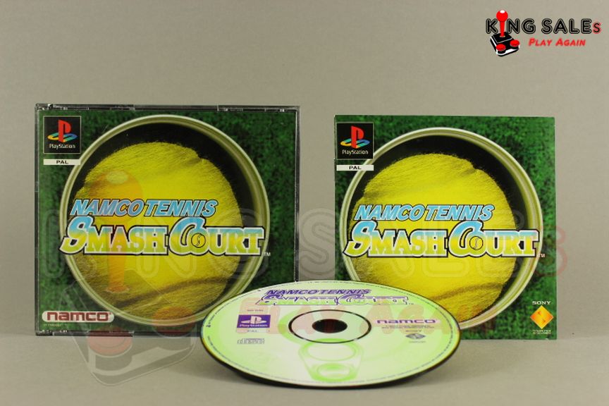 PlayStation Videospiel Namco Smash Court Tennis Hülle mit Anleitung und Disc