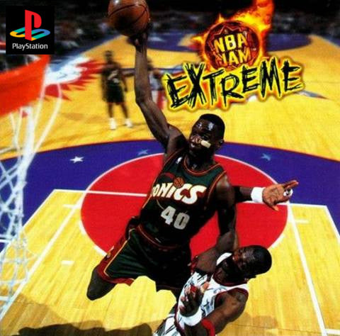 PlayStation Videospiel NBA Jam Extreme Hülle mit Anleitung und Disc