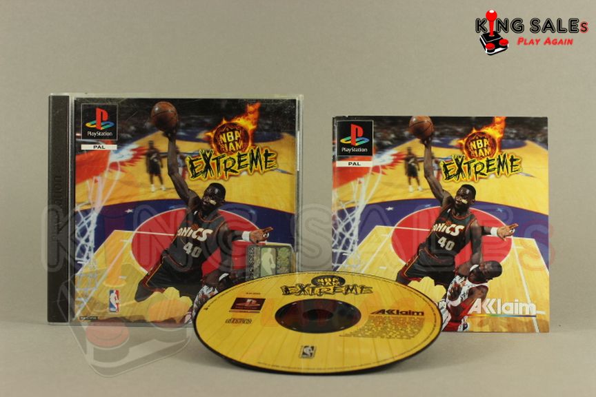 PlayStation Videospiel NBA Jam Extreme Hülle mit Anleitung und Disc
