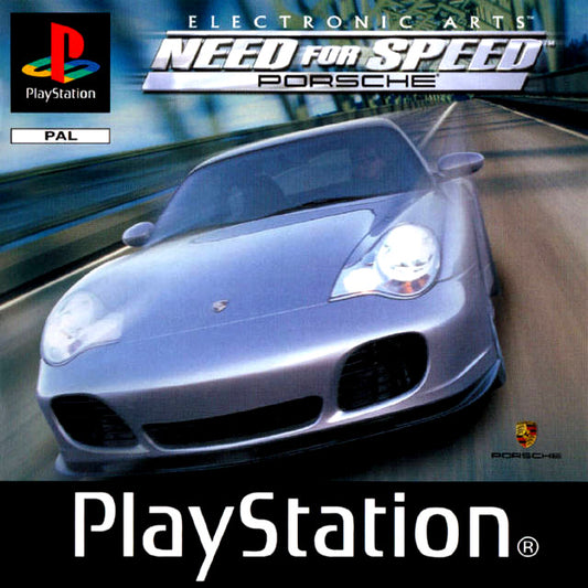 PlayStation Videospiel Need for Speed Porsche Hülle mit Anleitung und Disc