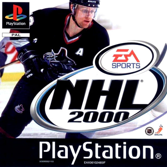 PlayStation Videospiel NHL 2000 Hülle mit Anleitung und Disc