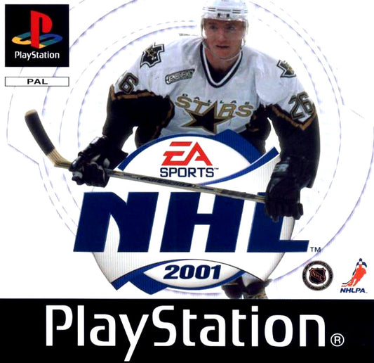 PlayStation Videospiel NHL 2001 Hülle mit Anleitung und Disc