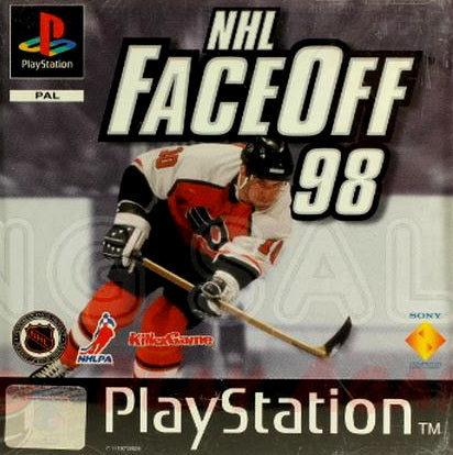 PlayStation Videospiel NHL FaceOff 98 Hülle mit Anleitung und Disc