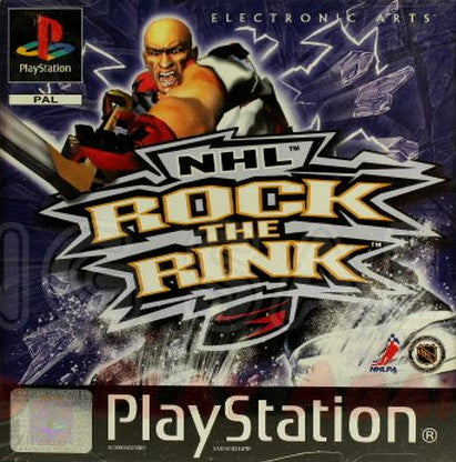 PlayStation Videospiel NHL Rock the Rink Hülle mit Anleitung und Disc