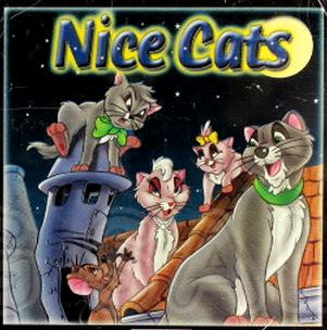 PlayStation Videospiel Nice Cats Hülle mit Anleitung und Disc