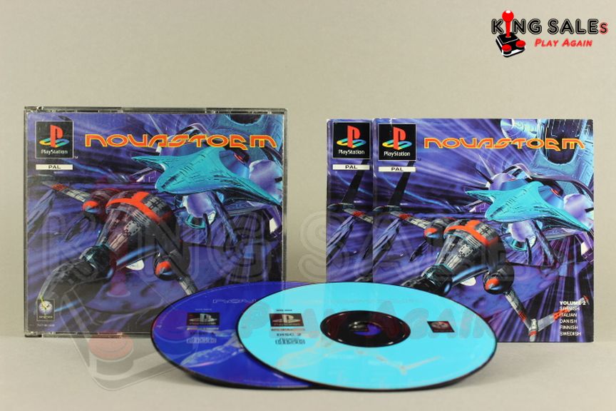 PlayStation Videospiel Novastorm Hülle mit Anleitung und Disc