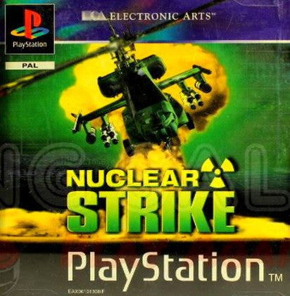 PlayStation Videospiel Nuclear Strike Hülle mit Anleitung und Disc