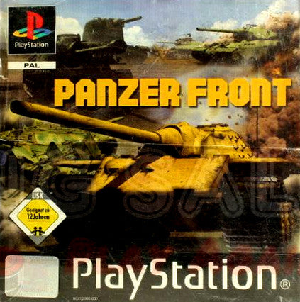 PlayStation Videospiel Panzer Front Hülle mit Anleitung und Disc
