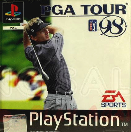 PlayStation Videospiel PGA Tour 98 Hülle mit Anleitung und Disc